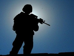 Soldier-standing-guard_silhouette